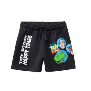 Zara Black Toy Story Kids Shorts